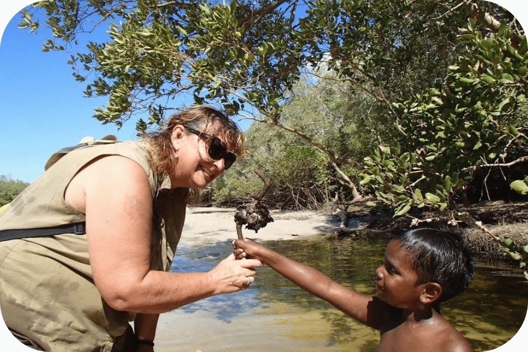 Remote Area Nurse Kate out in community